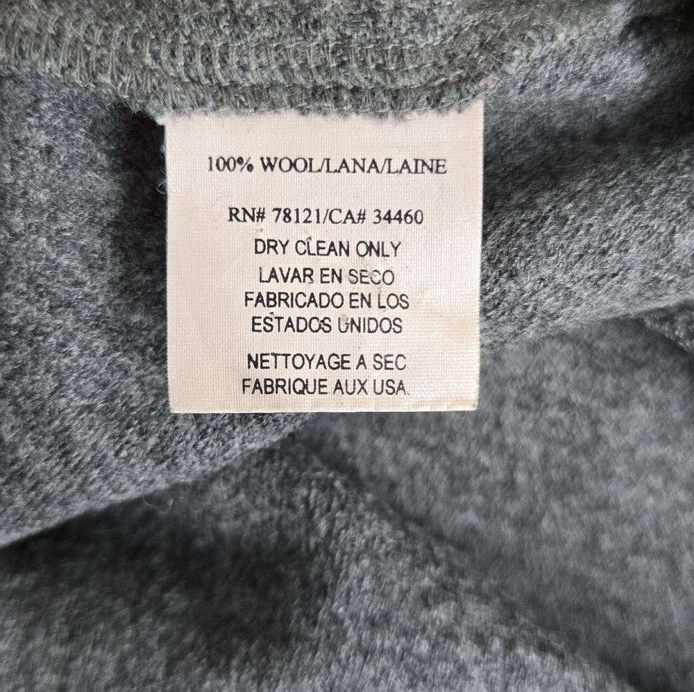 Eileen Fisher Charcoal Sleeveless Tank Top-Size M -100%wool - Picture 3 of 7